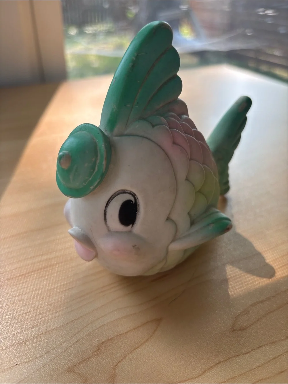 Louis A. Boettiger Co Roly Poly Toy Multi Color FISH 5.5